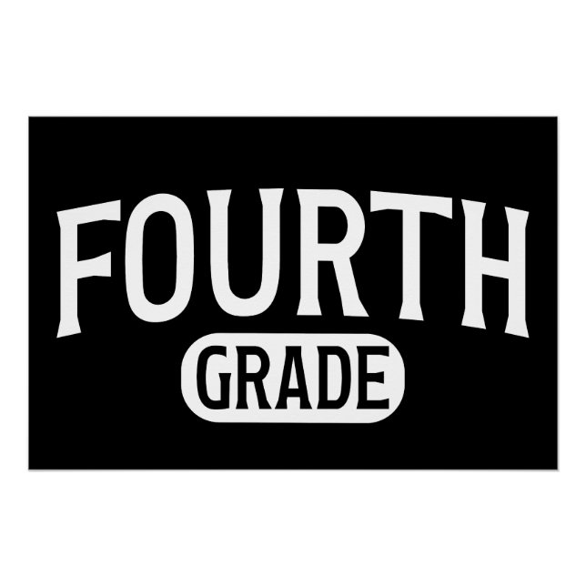 4th Grade Teacher Poster (Front)