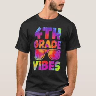 4th Grade Tie Dye Teachers Students Back To School T-Shirt