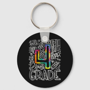 4th Grade Typography Team Fourth Grade Back To Sch Key Ring