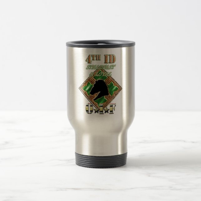 4th ID Steadfast and Loyal Travel Mug (Center)
