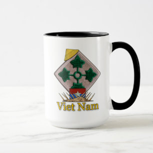 4th INF DIV Infantry Division Vietnam War Mug