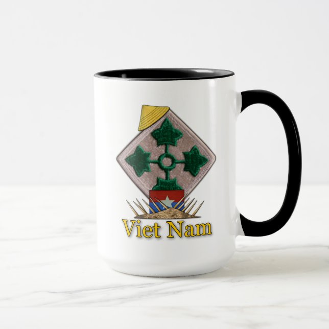 4th INF DIV Infantry Division Vietnam War Mug (Right)