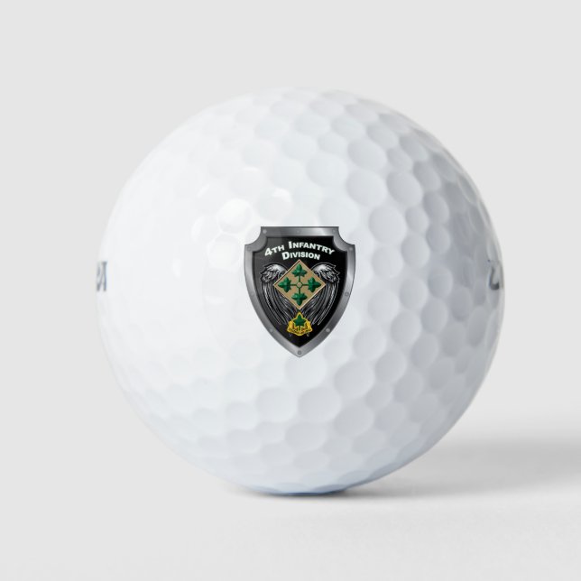 4th Infantry Division  Golf Balls (Front)