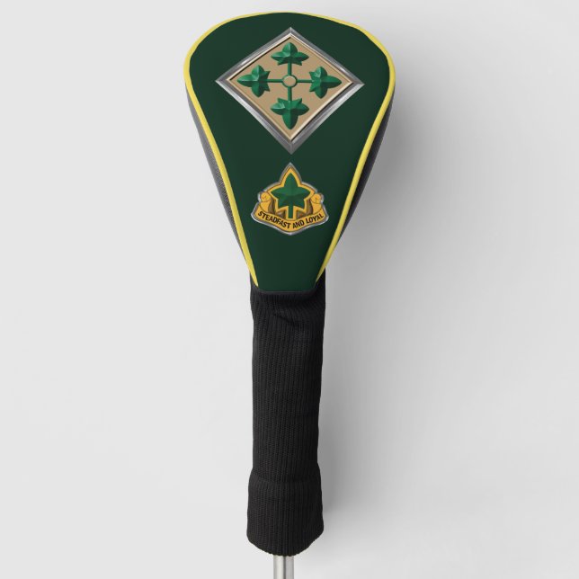 4th Infantry Division  Golf Head Cover (Front)