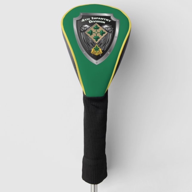 4th Infantry Division  Golf Head Cover (Front)