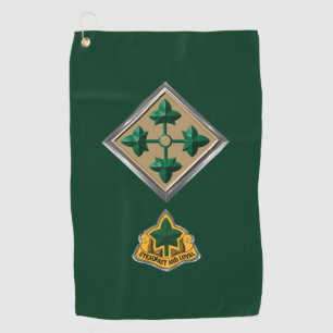 4th Infantry Division  Golf Towel