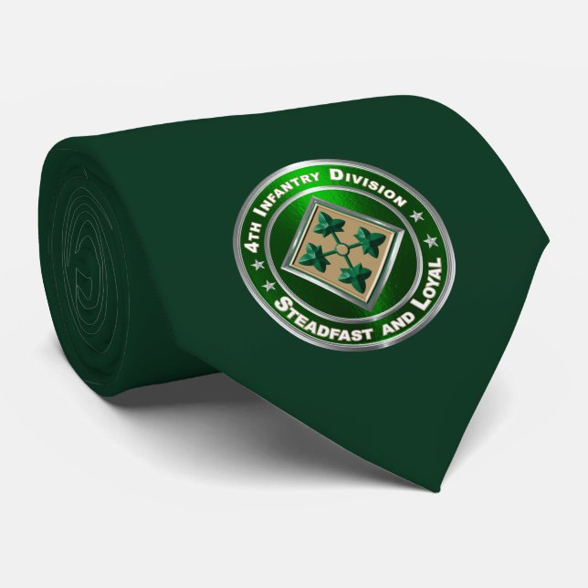 4th Infantry Division “Iron Horse”  Tie (Rolled)