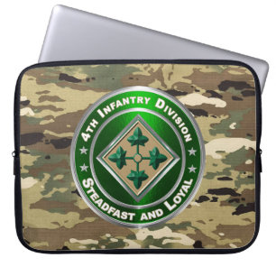 4th Infantry Division Laptop Sleeve