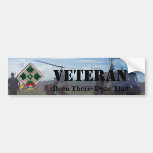 4th infantry division nam vietnam bumper sticker