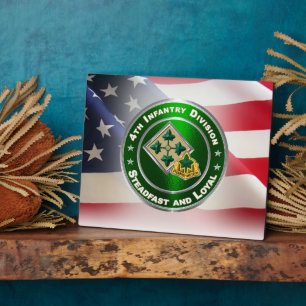 4th Infantry Division  Plaque