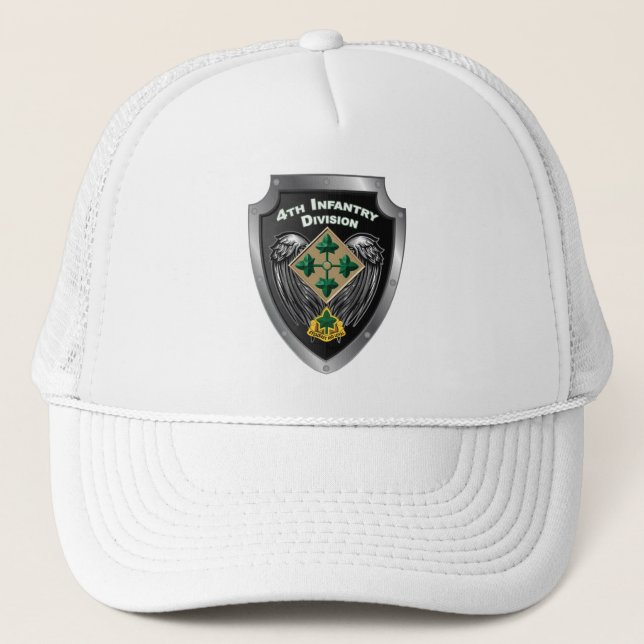 4th Infantry Division “Steadfast and Loyal” Gift Trucker Hat (Front)