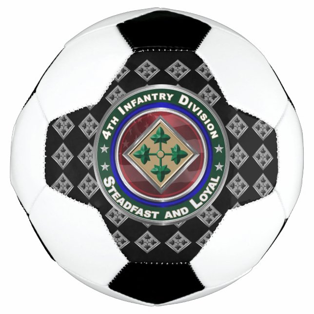 4th Infantry Division “Steadfast and Loyal” Soccer Ball (Front)