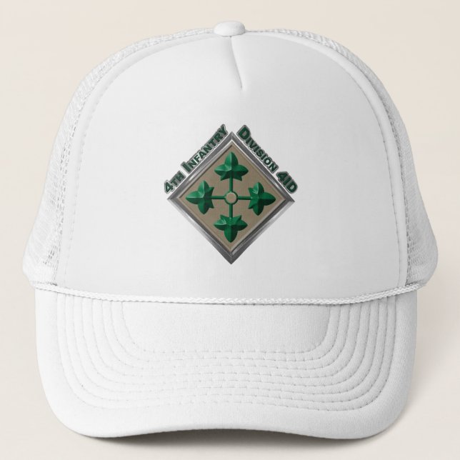 4th Infantry Division   Trucker Hat (Front)