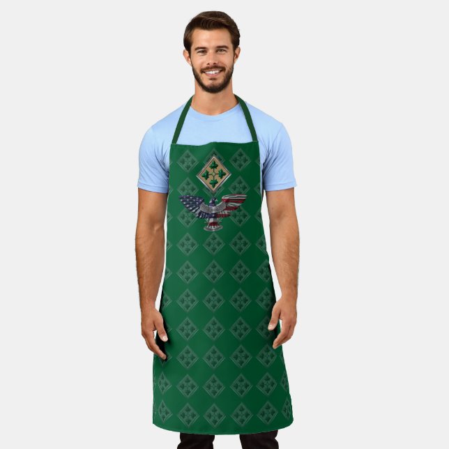 4th Infantry Division Veteran Apron (Worn)