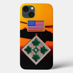 4th Infantry Division Vietnam Nam War patch iPhone 13 Case