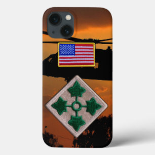 4th Infantry Division Vietnam Nam War patch iPhone 13 Case