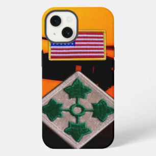 4th Infantry Division Vietnam Nam War patch iPhone Case
