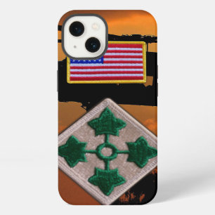4th Infantry Division Vietnam Nam War patch iPhone Case