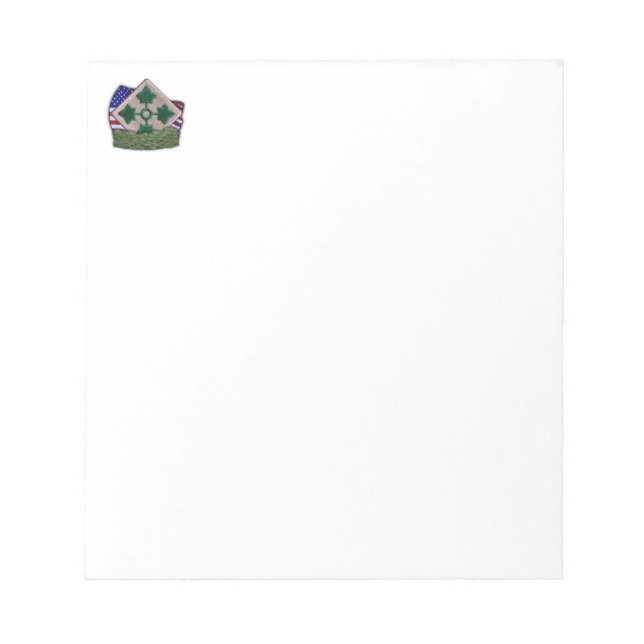4th infantry division war veterans vets Notepad (Front)