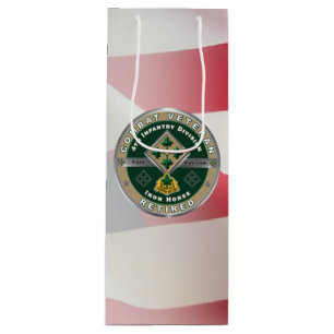 4th Infantry Division Wine Gift Bag