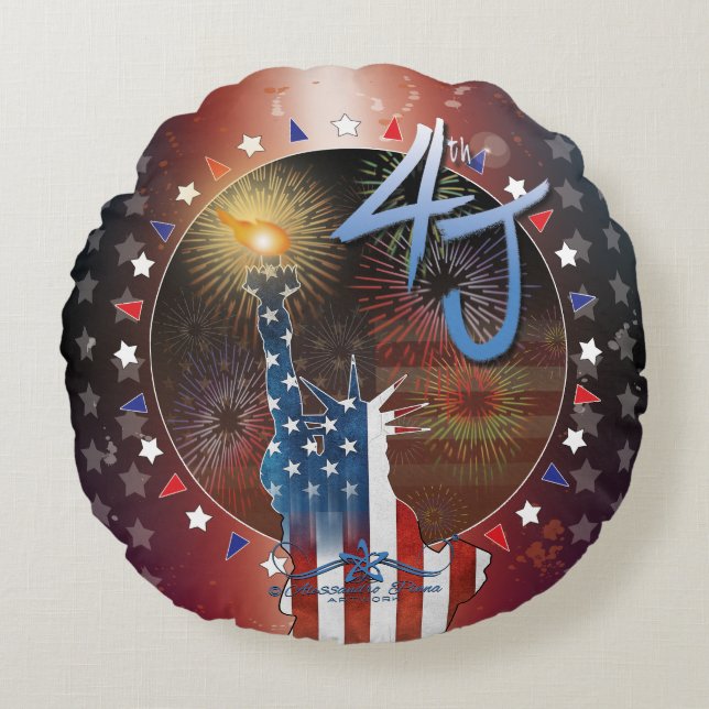 4th J Round Cushion (Front)