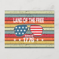 4th July 1776 Independence Vintage Sunset