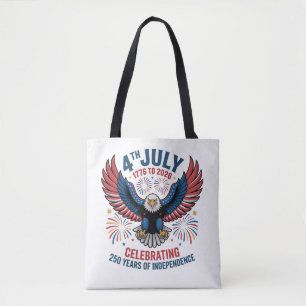 4th July 2026 - Celebrating 250 Years Tote Bag