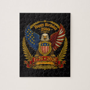 4th July 250th Independence Day 250 Years Jigsaw Puzzle