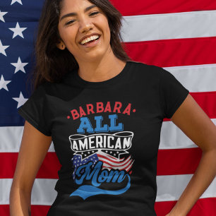 4th july All american mum patriotic family T-Shirt