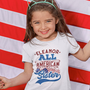 4th july All american sister patriotic family T-Shirt