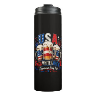 4th july america 250th thermal tumbler
