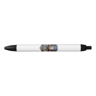 4th July American Flag Eagle Vintage 250 Years 177 Black Ink Pen