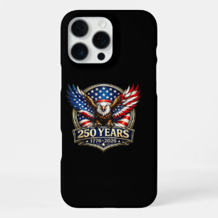 4th July American Flag Eagle Vintage 250 Years 177 iPhone 16 Pro Max Case