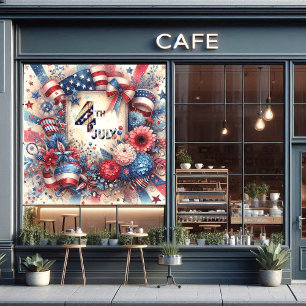 4th July American Independence Day Red White Blue