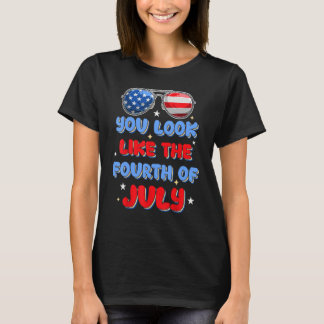 4th july apparel USA american flag 4th of july for T-Shirt