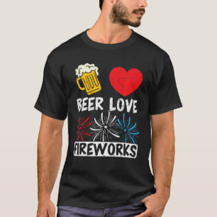4Th July Beer Love Fireworks Director T-Shirt
