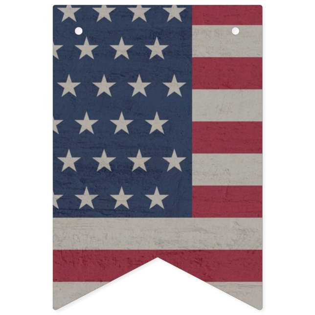 4TH JULY BUNT PARTY FLAG BANNER (First Flag)