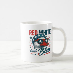 4th July Goose Red, White, Blue Independence Day P Coffee Mug