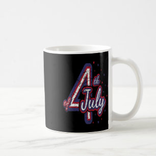 4th July Independence Day United States Vintage Di Coffee Mug