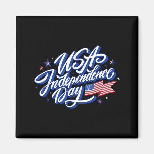 4th July Independence Day USA Flag Patriotic Magnet
