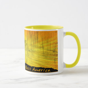 4th July Iwo Jima God Bless America Ceramic Mug