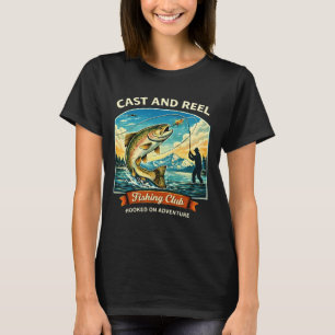 4th July Life Liberty Pursuit Fish Funny Fishing P T-Shirt