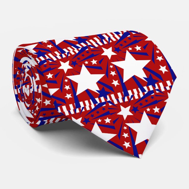4th july patriotic tie (Rolled)