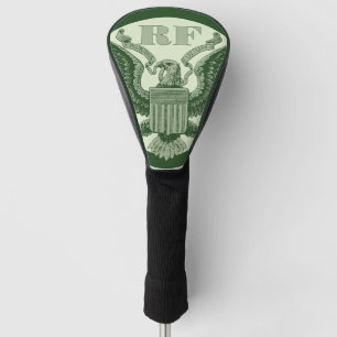 4th July Scramble Vintage Dollar Bill Eagle Mono Golf Head Cover