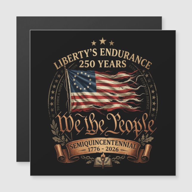 4th July Semiquincentennial 1776-2026 (Front/Back)