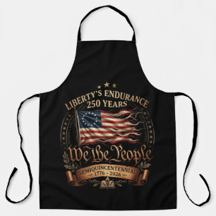 4th July Semiquincentennial 1776-2026 Apron