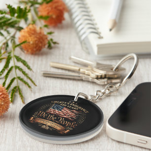 4th July Semiquincentennial 1776-2026 Key Ring
