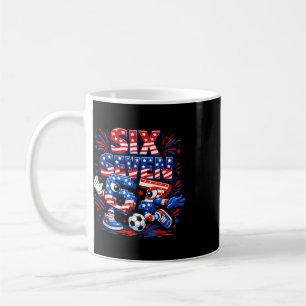 4th July Six Seven 67 Soccer Kids Italian Brainrot Coffee Mug