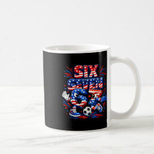 4th July Six Seven 67 Soccer Kids Italian Brainrot Coffee Mug