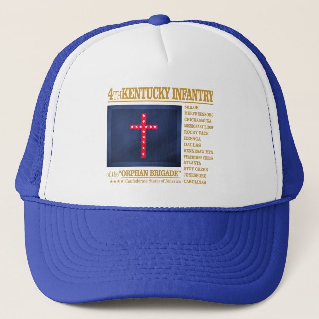 4th Kentucky Infantry (BA2) Trucker Hat (Front)
